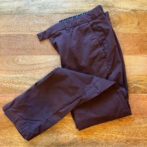 TED BAKER men’s burgundy pants size 32R